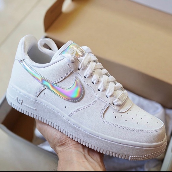 Nike Air Force 1 Shoes Sneakers AF1 Chrome - Picture 11 of 11